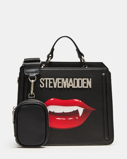 EVELYN Fang Bag Black Top Handle Crossbody Bag | Steve Madden