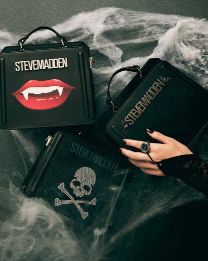 EVELYN Fang Bag Black Top Handle Crossbody Bag | Steve Madden