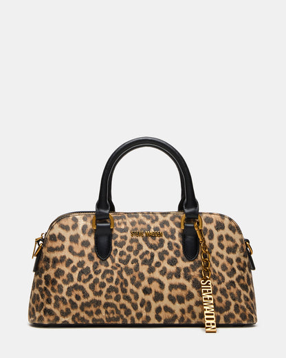 SMYTH Bag Leopard Crossbody Bag Charm Top Handle Handbag | Steve Madden