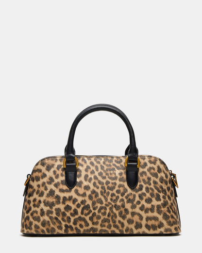 SMYTH Bag Leopard Crossbody Bag Charm Top Handle Handbag | Steve Madden