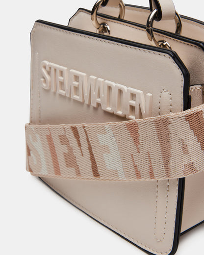 EVELYN Mini Bag Cream | Women's Top-Handle Crossbody Bag | Steve Madden