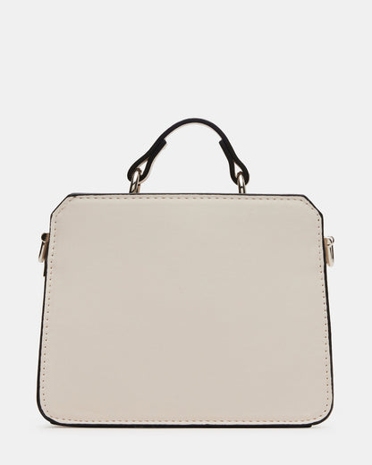 EVELYN Mini Bag Cream | Women's Top-Handle Crossbody Bag | Steve Madden
