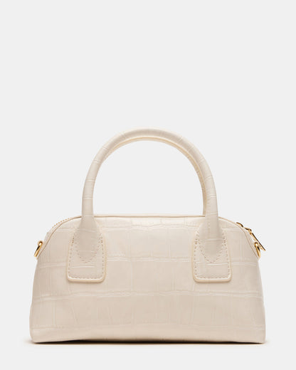 MELODIE Bag Bone Crocodile Dome Satchel Top-Handle Crossbody Handbag | Steve Madden