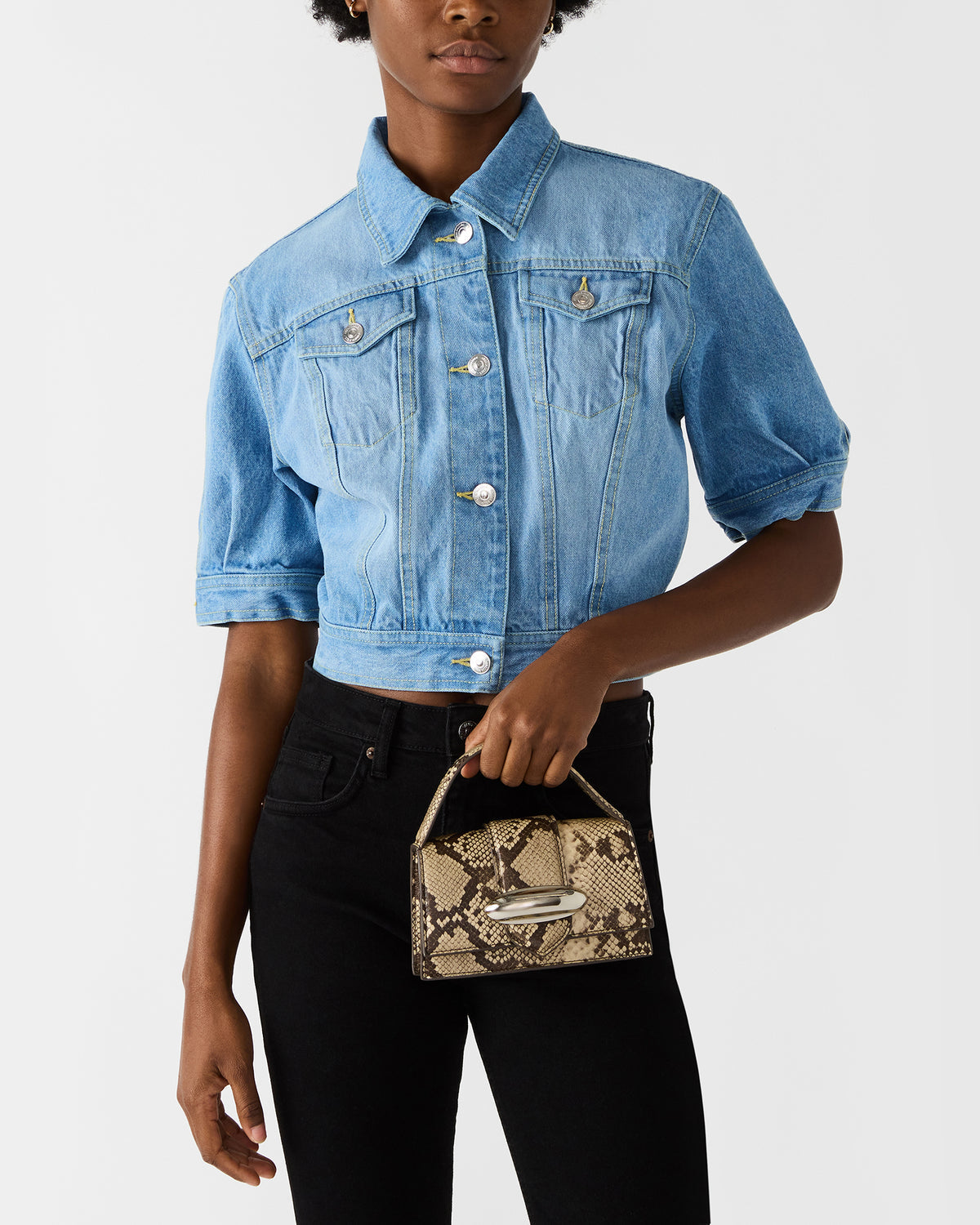 MISHELL Bag Natural Multi Top-Handle Mini Handbag | Steve Madden