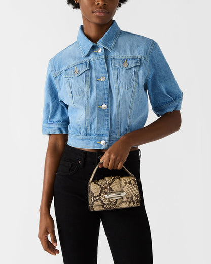 MISHELL Bag Natural Multi Top-Handle Mini Handbag | Steve Madden