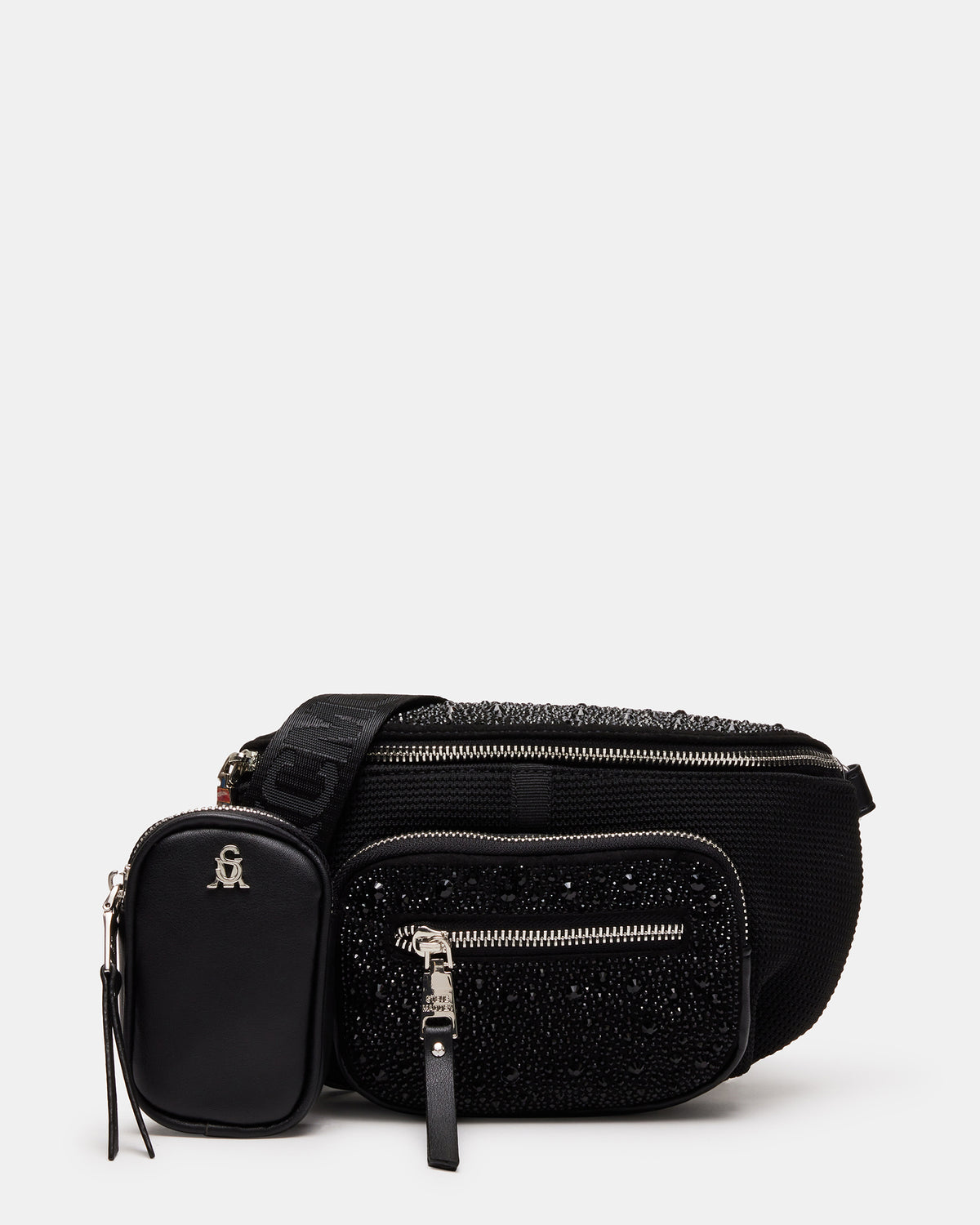 MAXIMA Bag Black Crossbody Bag | Women's Black Crossbody Bag | Steve Madden