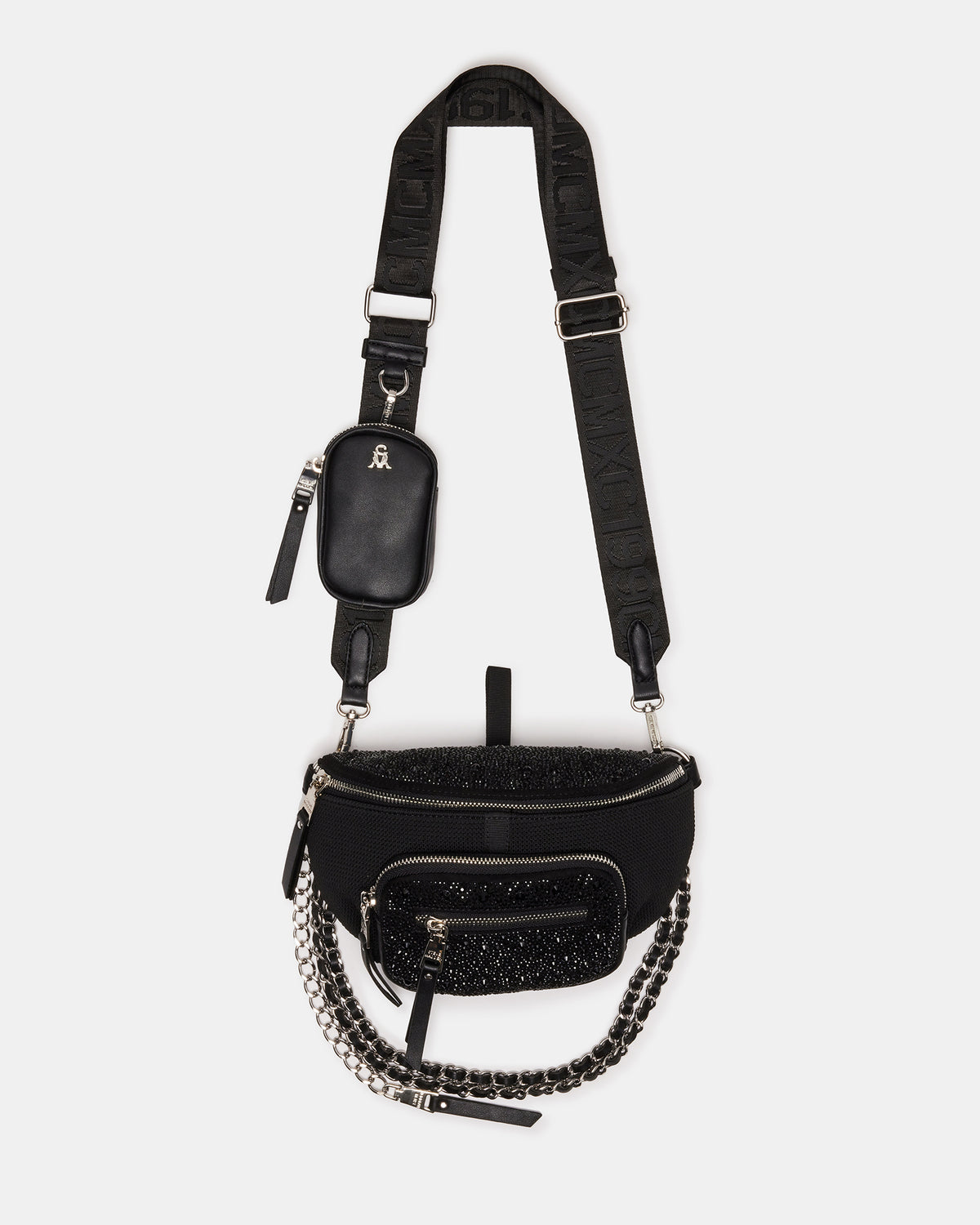 MAXIMA Bag Black Crossbody Bag | Women's Black Crossbody Bag | Steve Madden