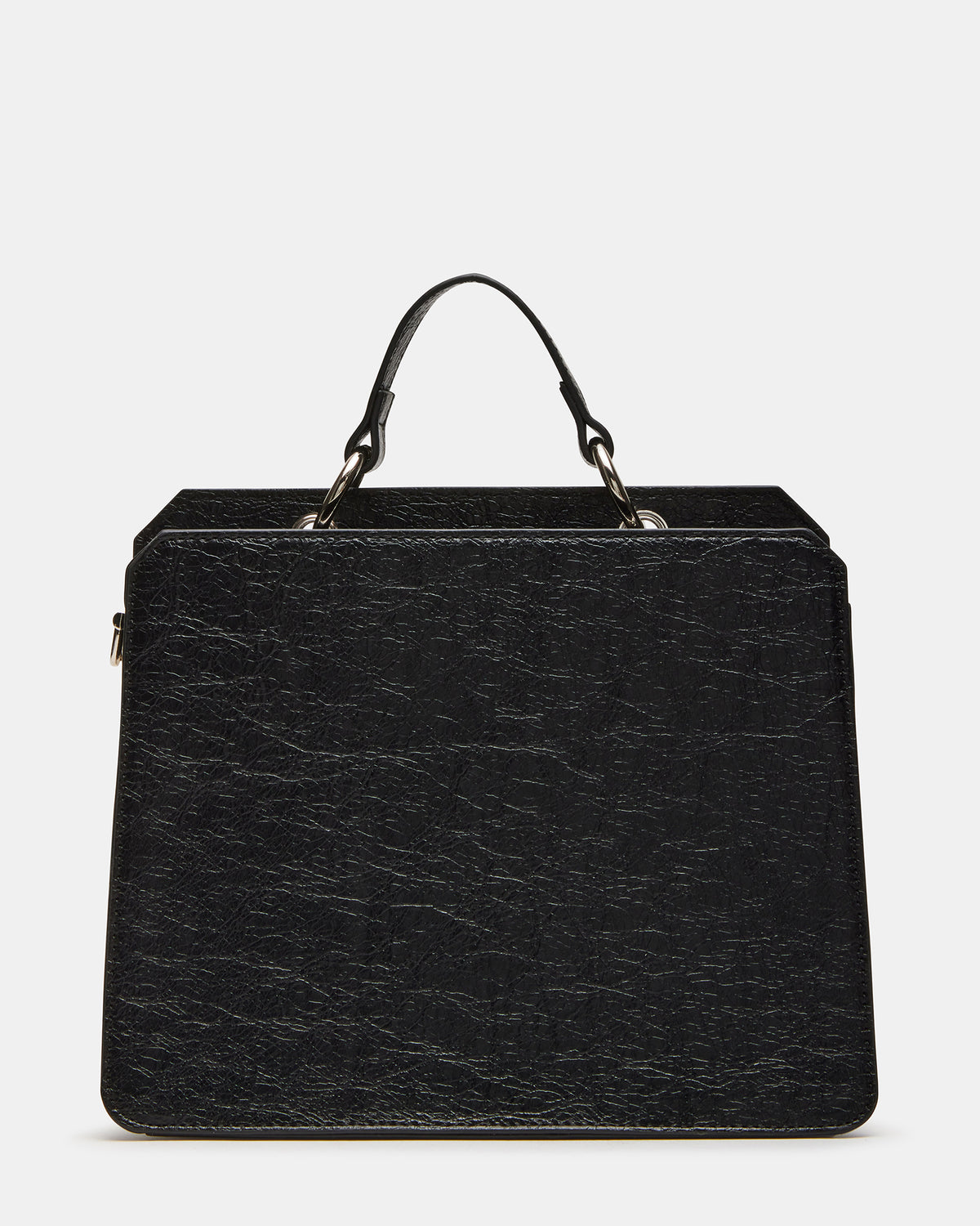 EVELYN Skull Bag Black Top Handle Crossbody Bag | Steve Madden