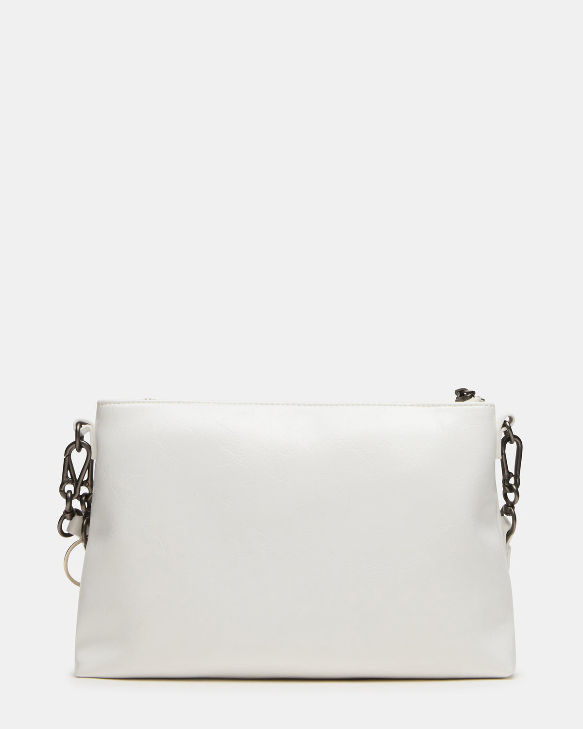 JONY Bag White Top-Zipper Crossbody Handbag | Steve Madden