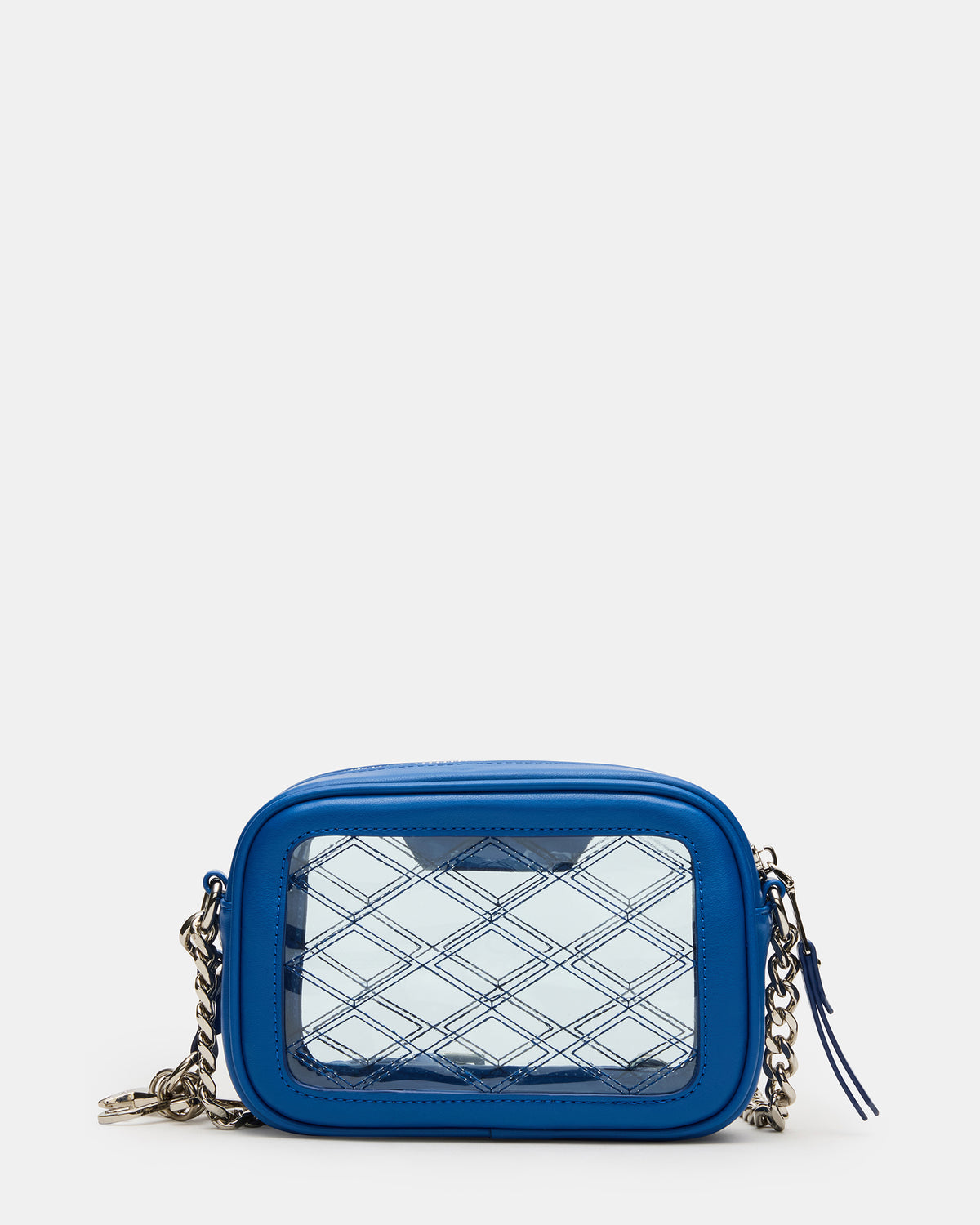JELLY Bag Blue Clear Camera Crossbody Handbag | Steve Madden