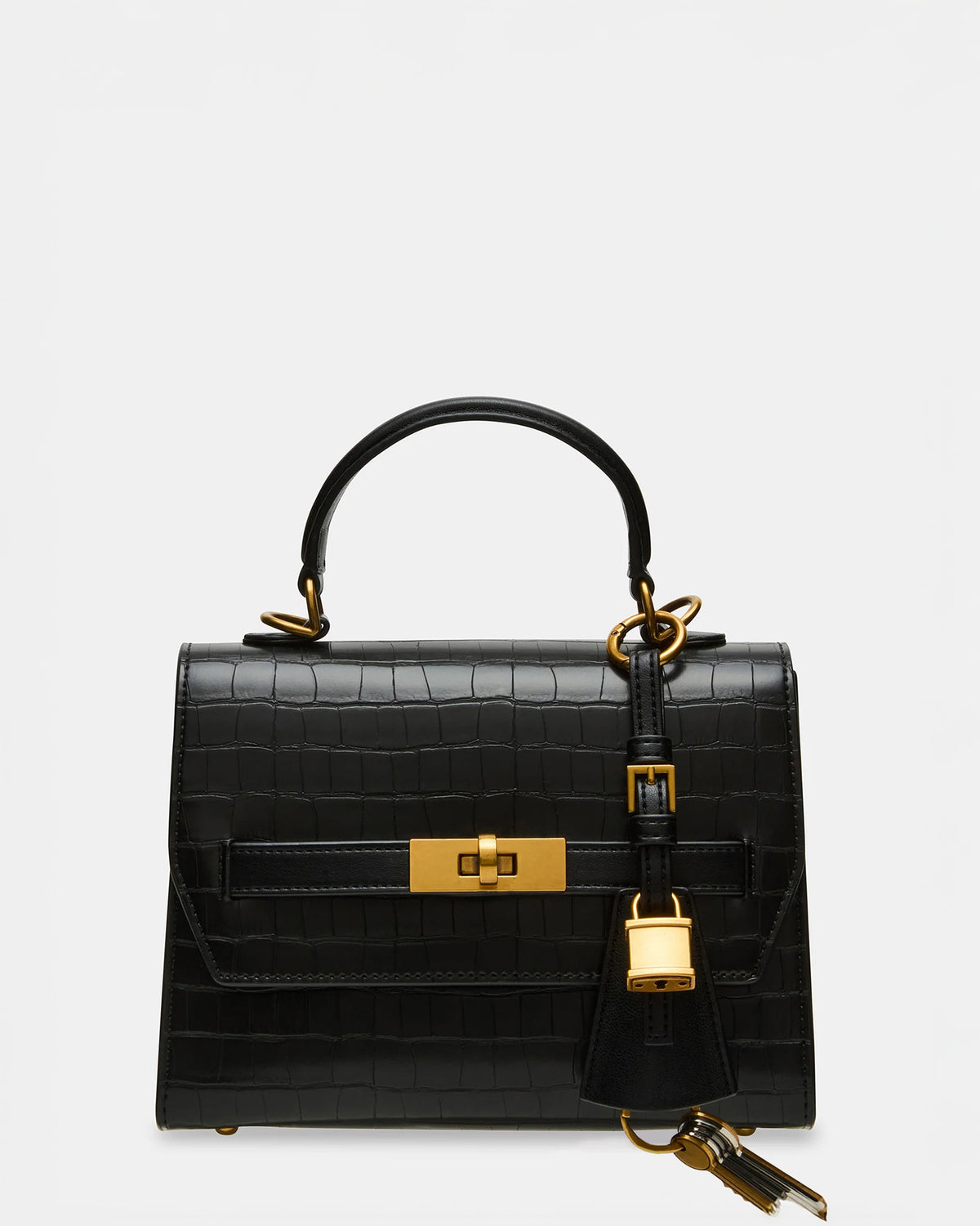 ELLOISE Bag Black Structured Mini Crossbody Handbag | Steve Madden