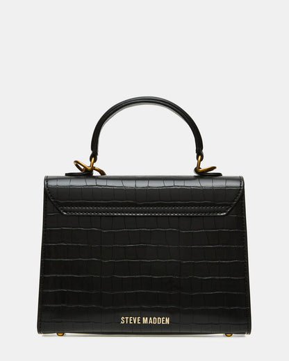 ELLOISE Bag Black Structured Mini Crossbody Handbag | Steve Madden