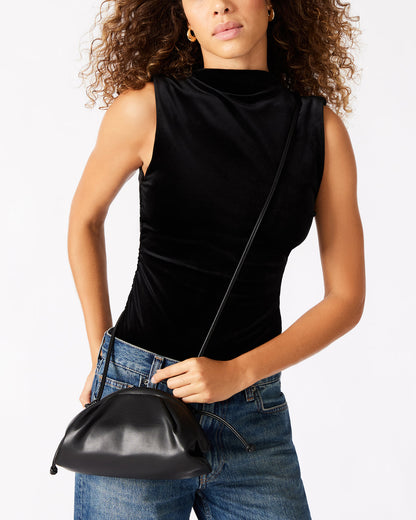 HAILEE Black Women's Soft Clutch Handbag | Steve Madden