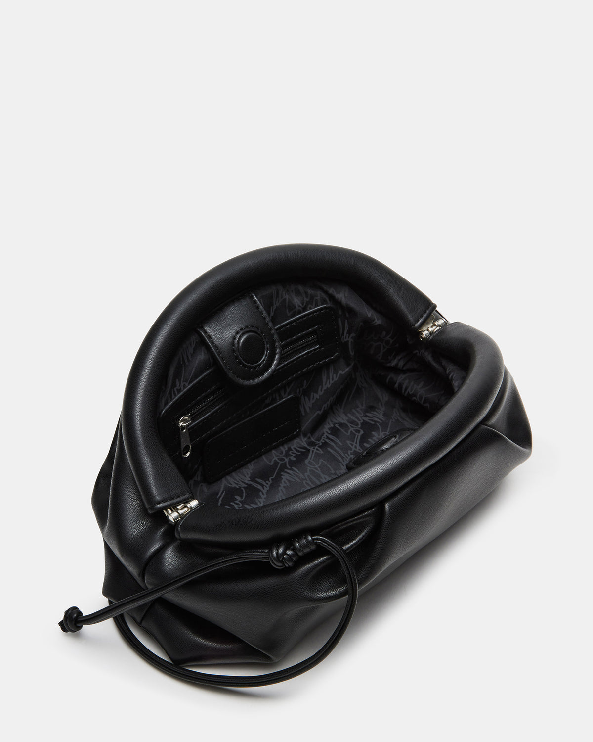 HAILEE Black Women's Soft Clutch Handbag | Steve Madden