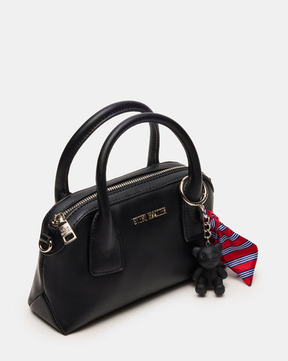 MELODIE Bag Black Dome Satchel Top-Handle Crossbody Handbag | Steve Madden