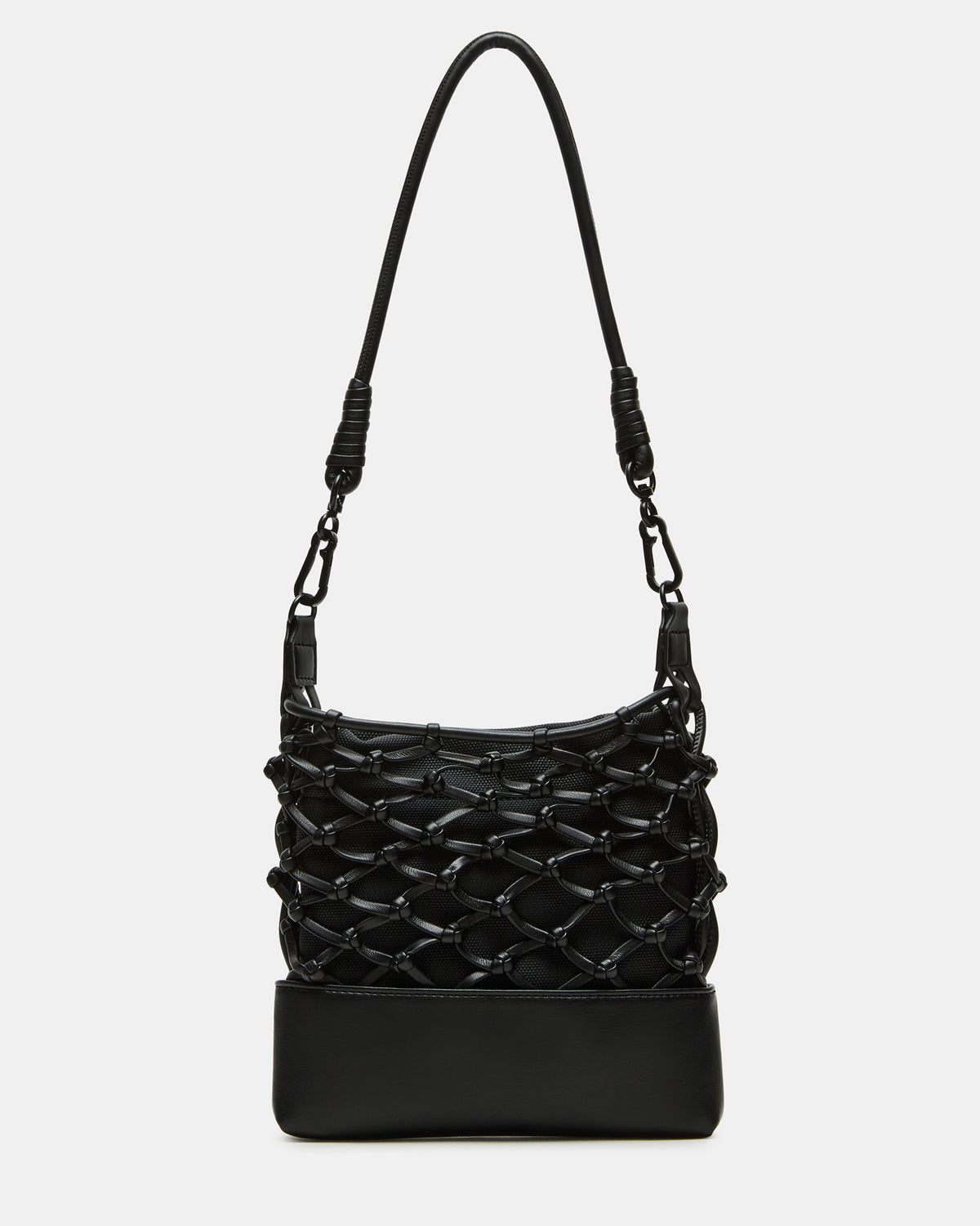 ARDA Black/Black Women's Crossbody Pouch Handbag | Steve Madden