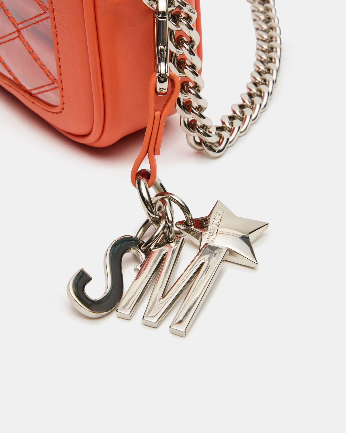 JELLY Bag Orange Clear Camera Crossbody Handbag | Steve Madden