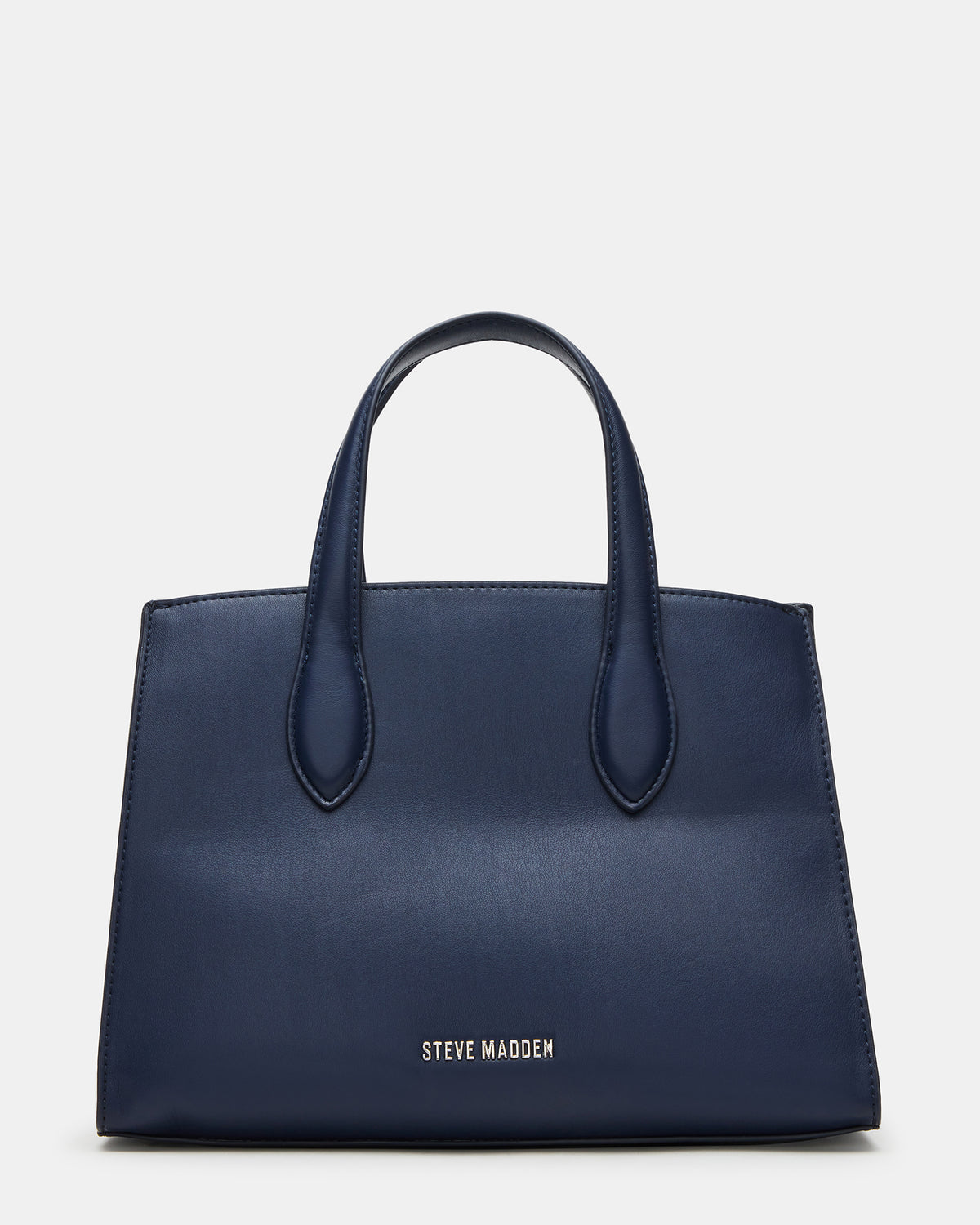 CALLEB Bag Navy Structured Tote Crossbody Handbag | Steve Madden