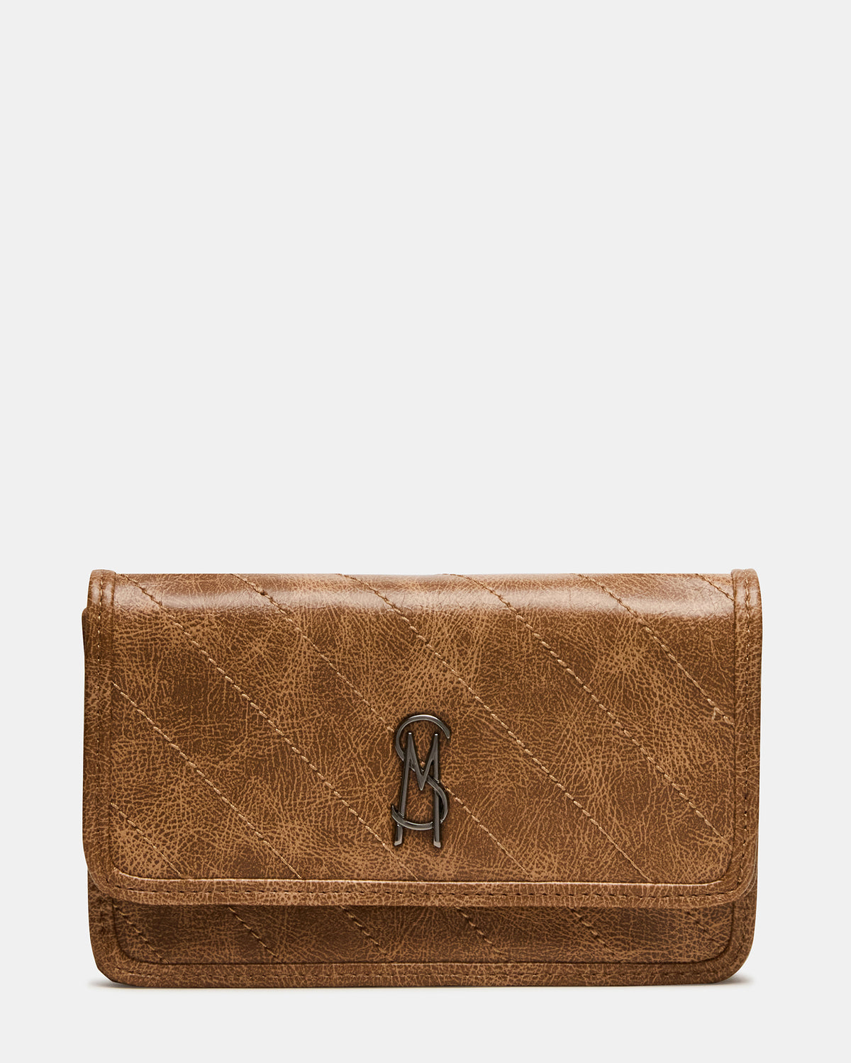 RELAX Bag Pecan Logo Chain Strap Crossbody Handbag | Steve Madden
