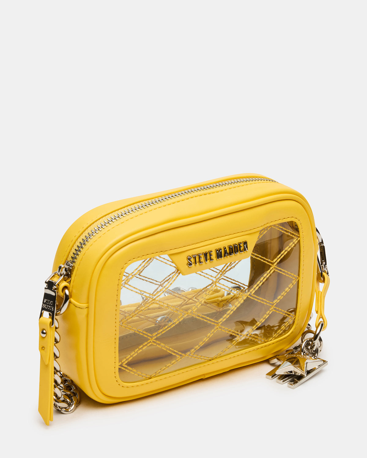 JELLY Bag Yellow Clear Camera Crossbody Handbag | Steve Madden