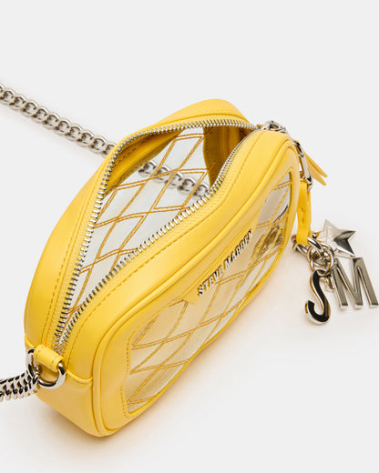 JELLY Bag Yellow Clear Camera Crossbody Handbag | Steve Madden