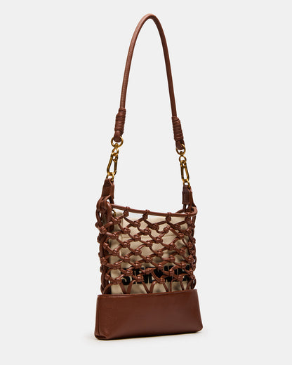 ARDA Cognac Multi Women's Crossbody Pouch Handbag | Steve Madden