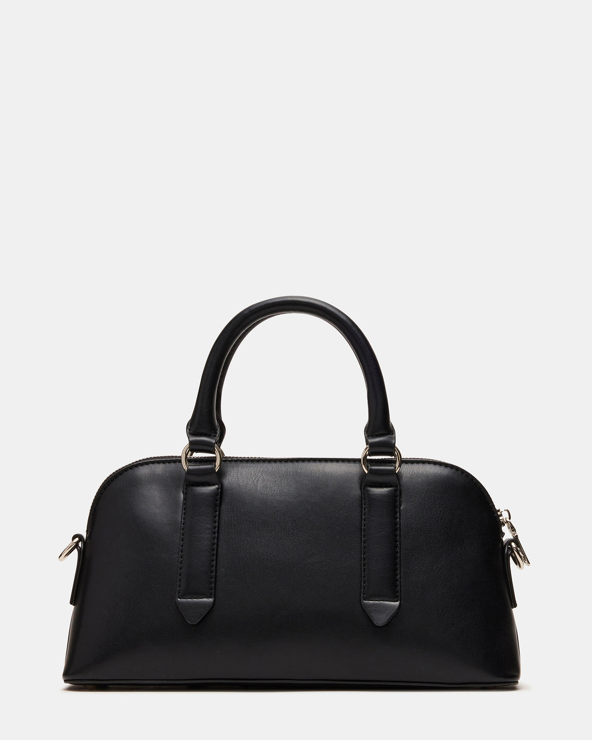 CALLY Bag Black Dome Satchel Top-Handle Crossbody Women's Handbag | Steve Madden
