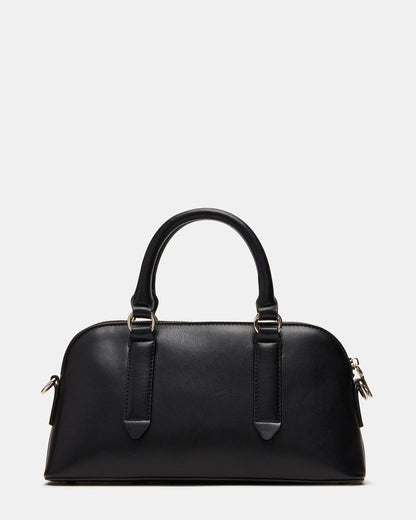CALLY Bag Black Dome Satchel Top-Handle Crossbody Women's Handbag | Steve Madden
