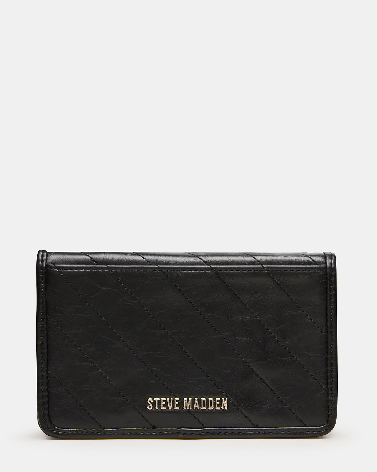 RELAX Bag Black Logo Chain Strap Crossbody Handbag | Steve Madden