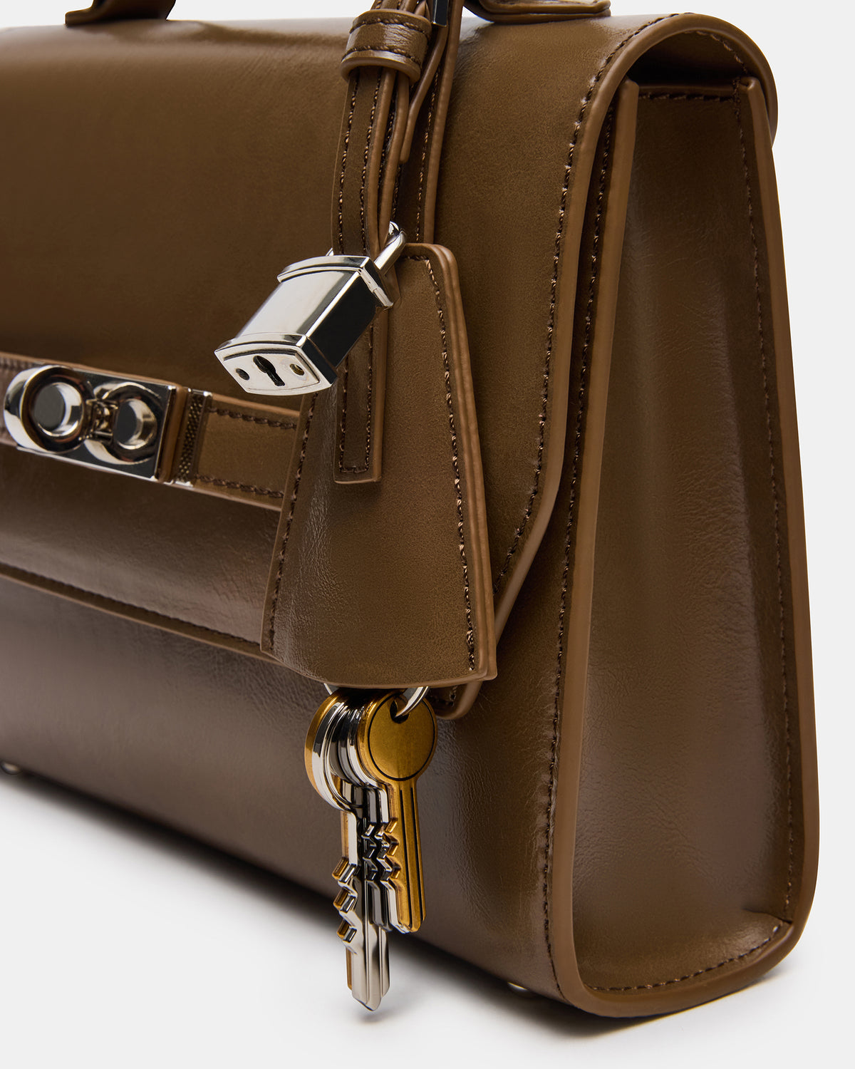 ELLOISE Bag Olive Structured Mini Crossbody Handbag | Steve Madden