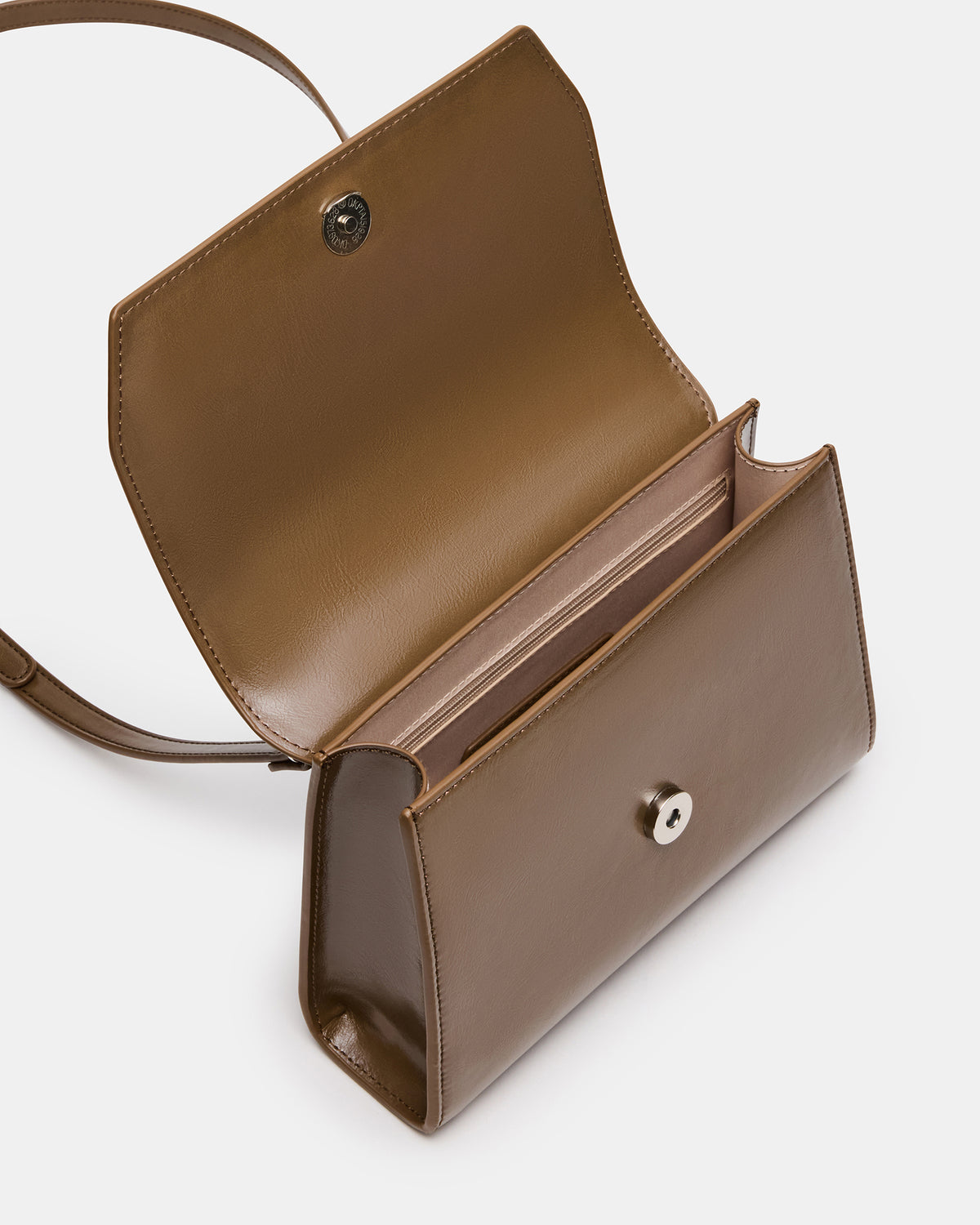ELLOISE Bag Olive Structured Mini Crossbody Handbag | Steve Madden