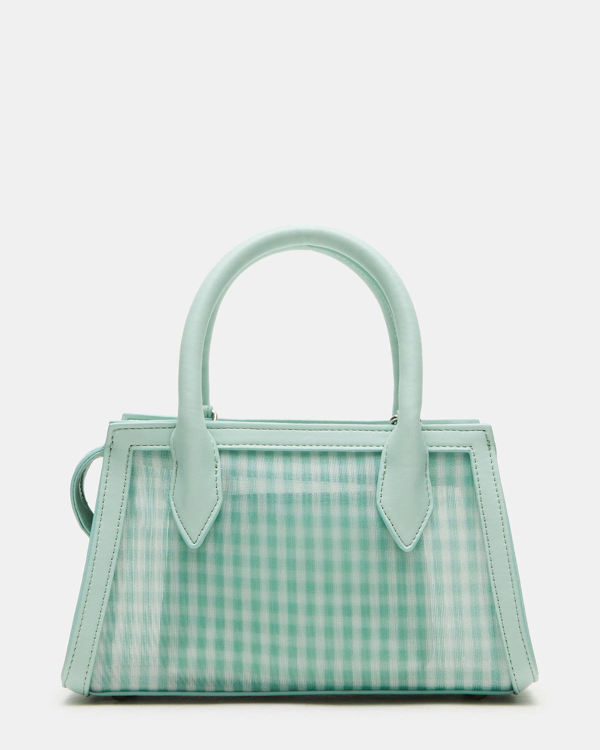 PEACHY Green Multi Women's Mini Top-Handle Mesh Handbag | Steve Madden
