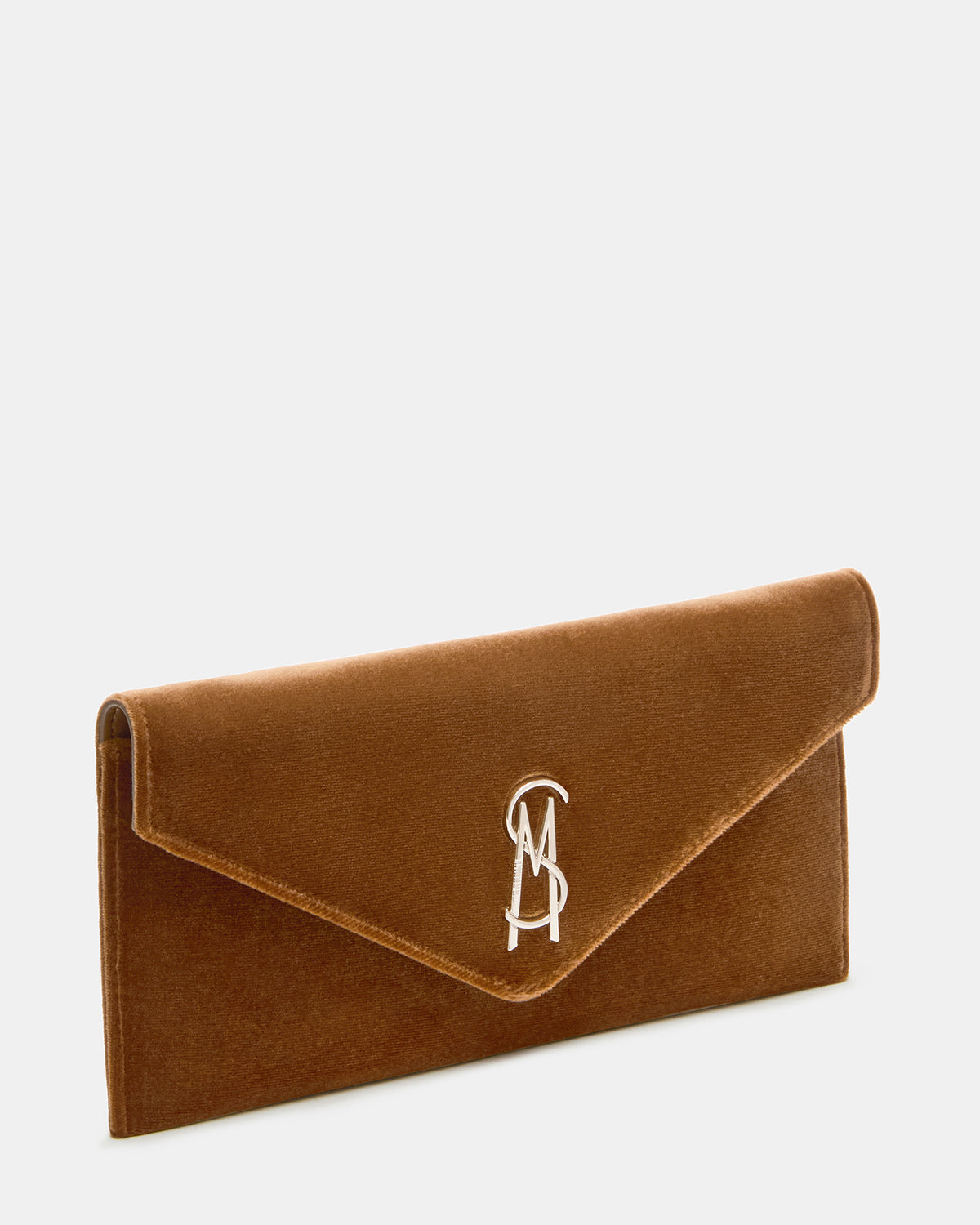 SMOOTH Bag Rust Fabric Envelope Logo Crossbody Clutch Handbag | Steve Madden