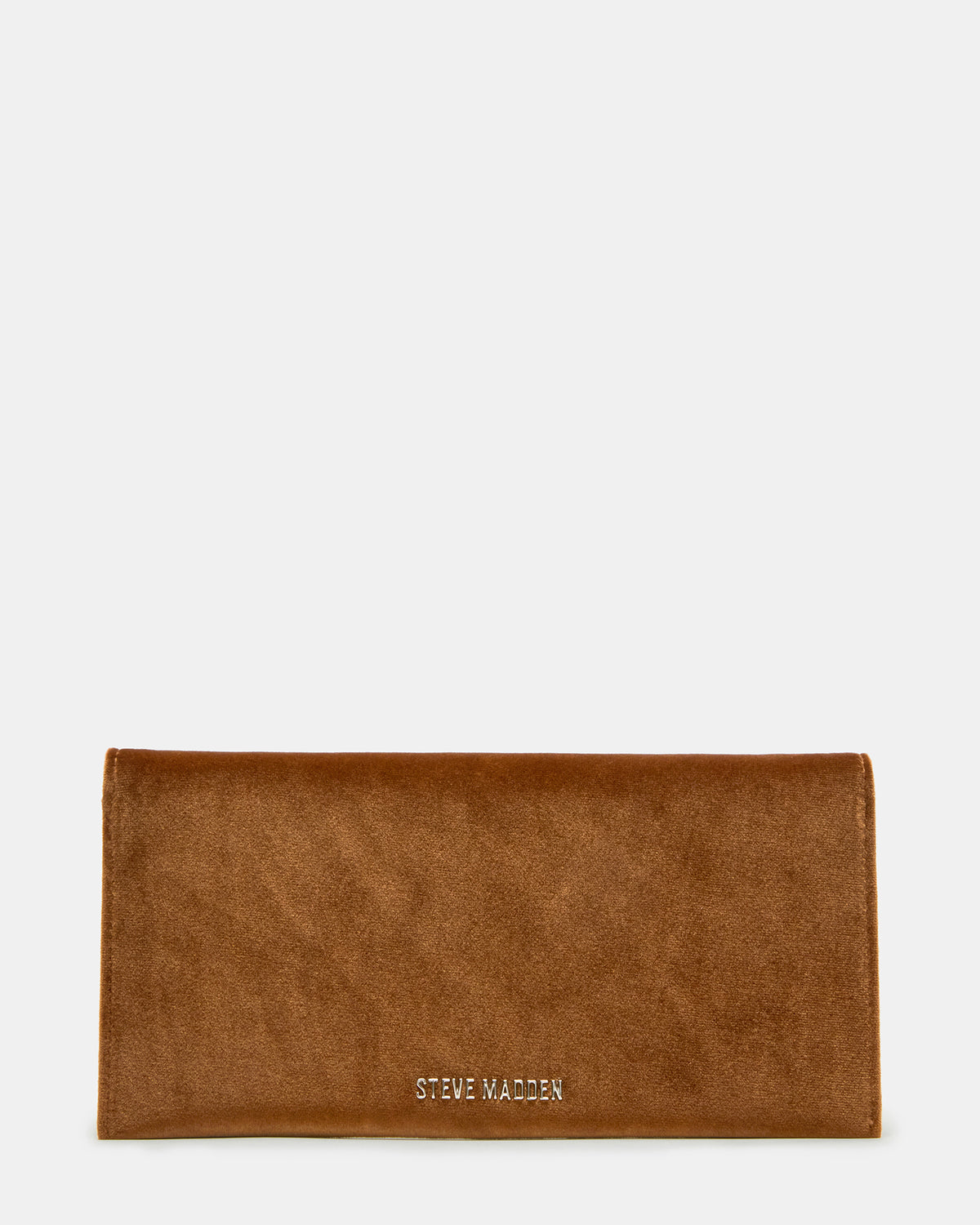 SMOOTH Bag Rust Fabric Envelope Logo Crossbody Clutch Handbag | Steve Madden