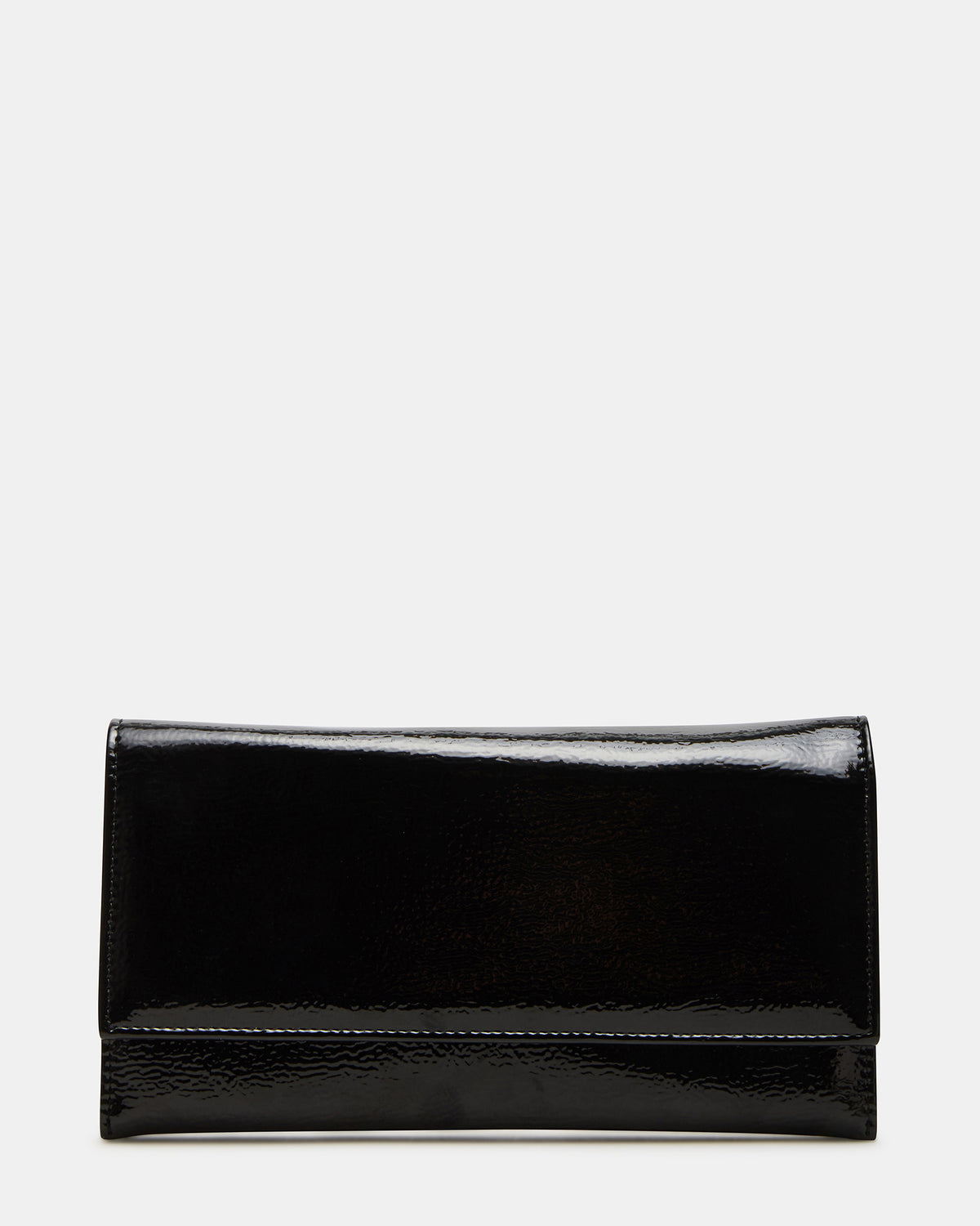 JULIANA Bag Black Patent Crossbody Clutch Handbag | Steve Madden