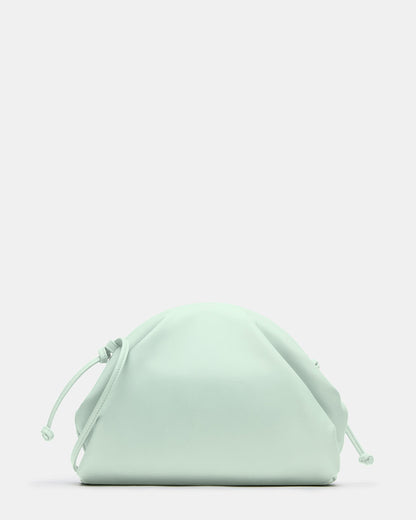 HAILEE Light Green Women's Soft Clutch Handbag | Steve Madden