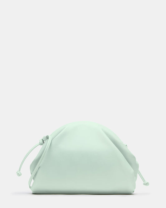 HAILEE Light Green Women's Soft Clutch Handbag | Steve Madden