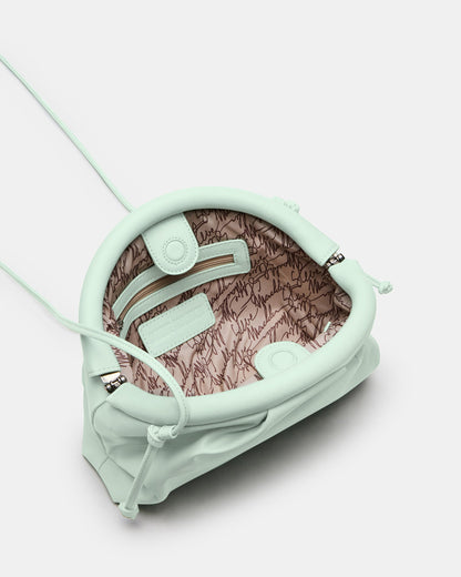 HAILEE Light Green Women's Soft Clutch Handbag | Steve Madden