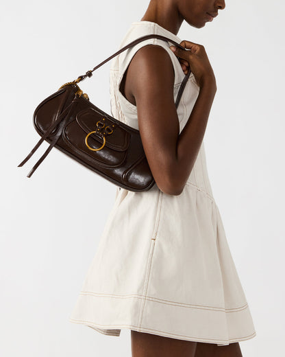 LUXXAR Bag Brown Shoulder Strap Boho-Inspired Handbag | Steve Madden