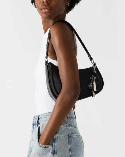 MUSEE Bag Black Asymmetrical Shoulder Strap Handbag | Steve Madden