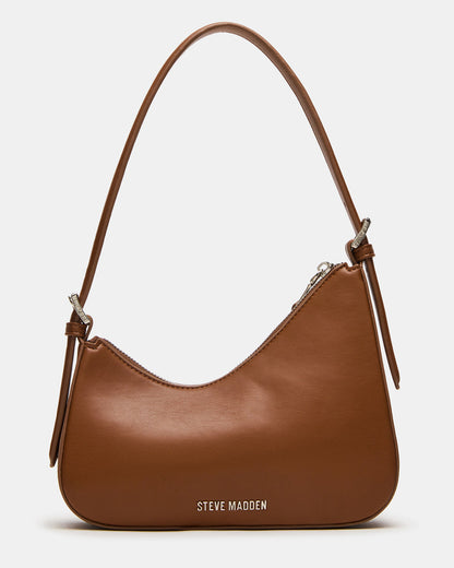 SMITH Bag Brown Cow Print Asymmetric Shoulder Handbag | Steve Madden