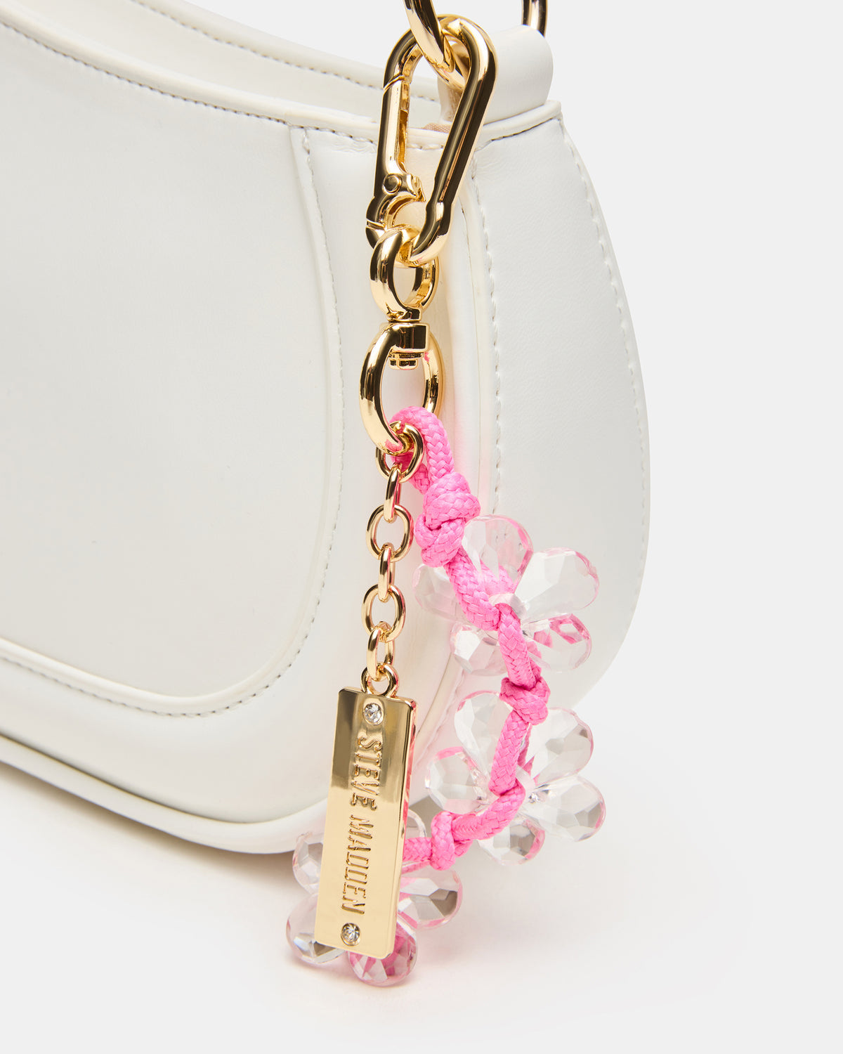 MUSEE Bag White Asymmetrical Shoulder Strap Handbag | Steve Madden