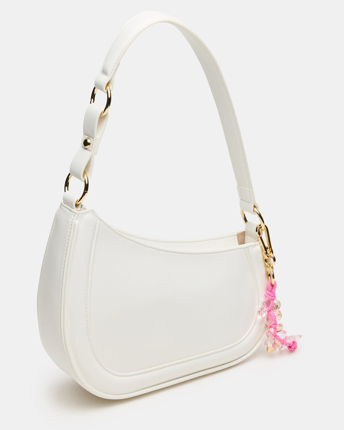 MUSEE Bag White Asymmetrical Shoulder Strap Handbag | Steve Madden