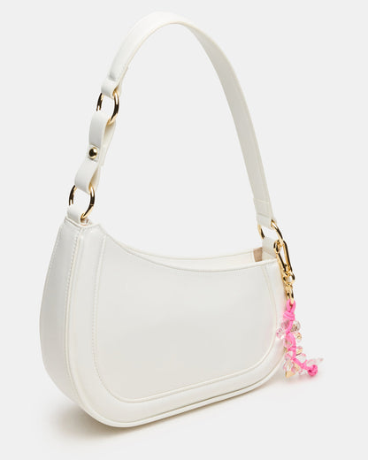 MUSEE Bag White Asymmetrical Shoulder Strap Handbag | Steve Madden