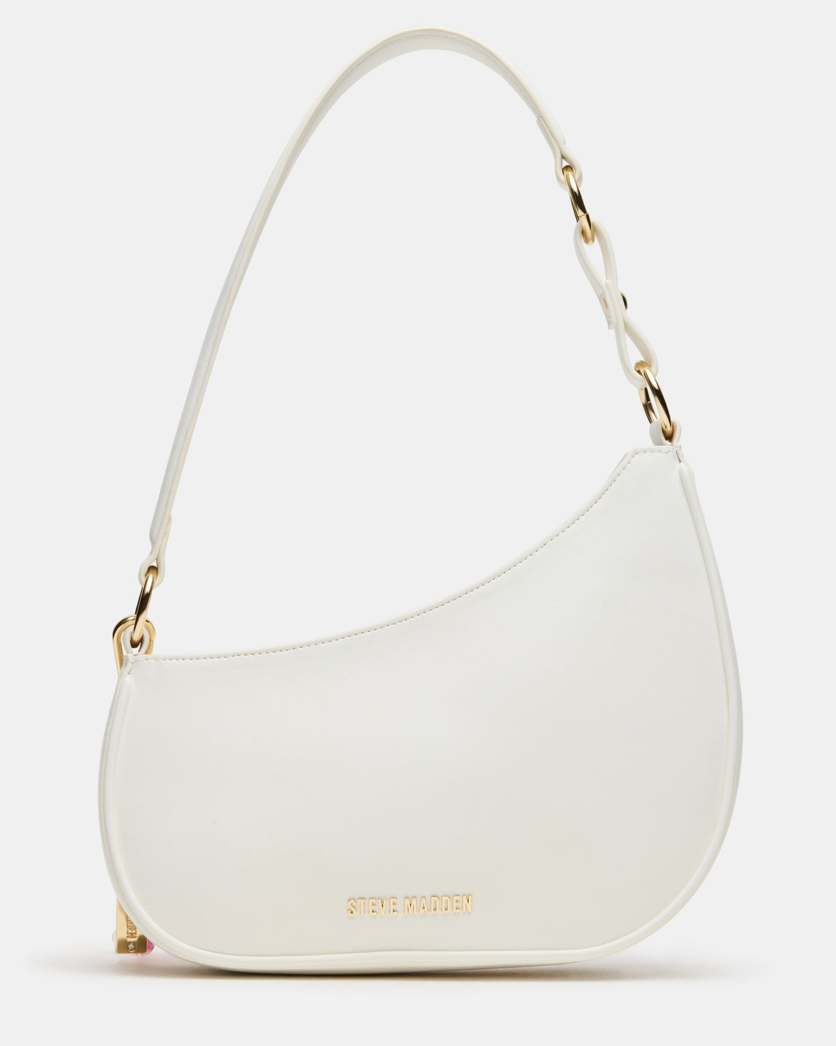 MUSEE Bag White Asymmetrical Shoulder Strap Handbag | Steve Madden