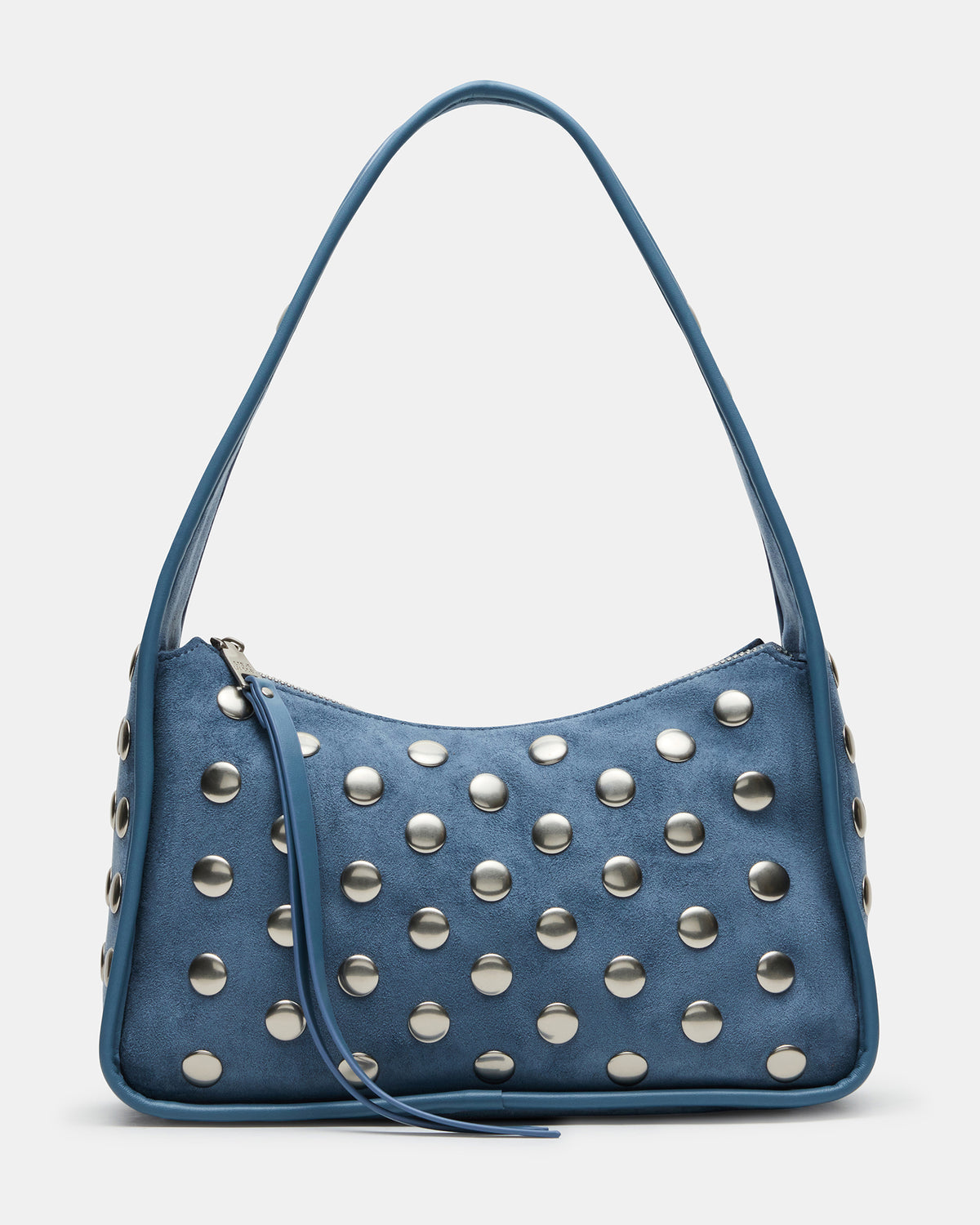 CHEYANN Bag Light Blue Hobo Dome-Studded Shoulder Strap Women's Handbag | Steve Madden