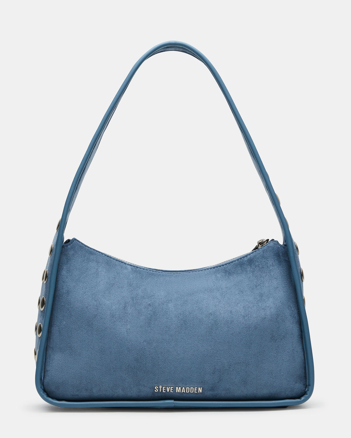 CHEYANN Bag Light Blue Hobo Dome-Studded Shoulder Strap Women's Handbag | Steve Madden