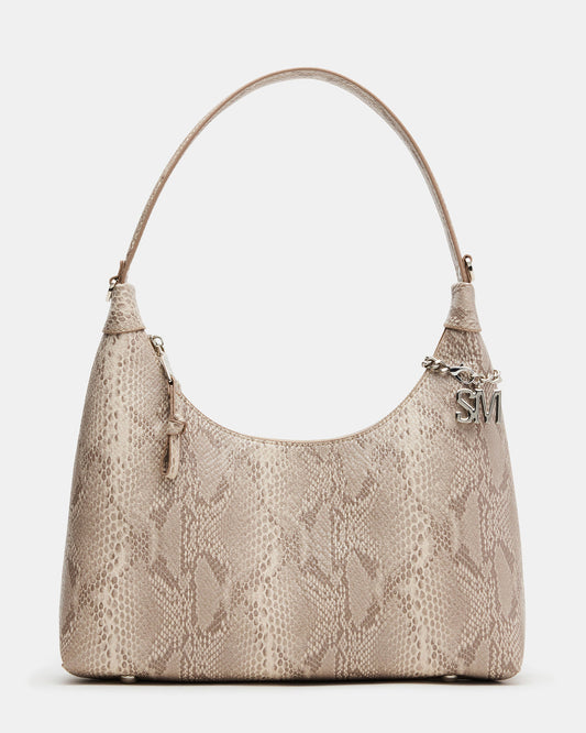 AMARI Bag Sand Snake Shoulder Strap Handbag | Steve Madden