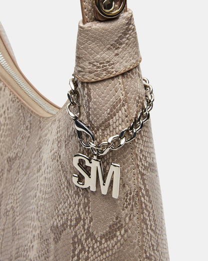 AMARI Bag Sand Snake Shoulder Strap Handbag | Steve Madden