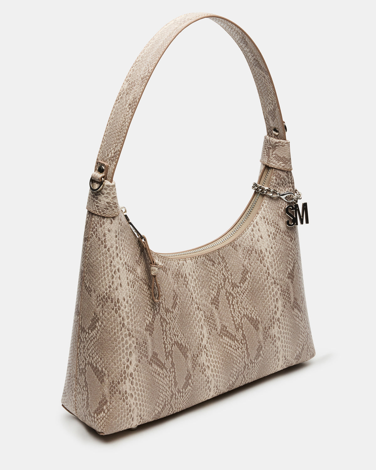 AMARI Bag Sand Snake Shoulder Strap Handbag | Steve Madden